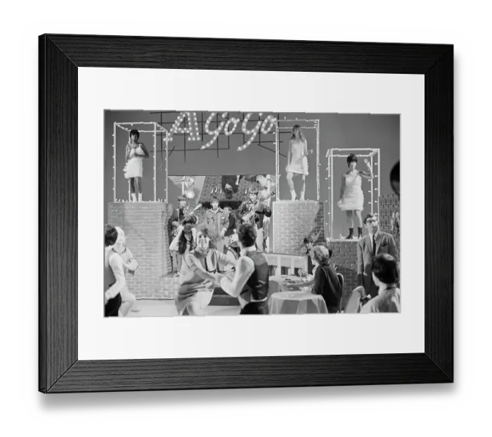 Framed Print : Hullabaloo A-Go-Go Framed Print : Hullabaloo A-Go-Go