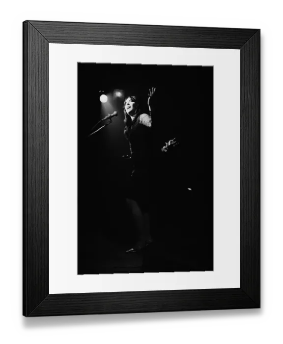 Framed Print : Gale Garnett At The Bitter End Framed Print : Gale Garnett At The Bitter End