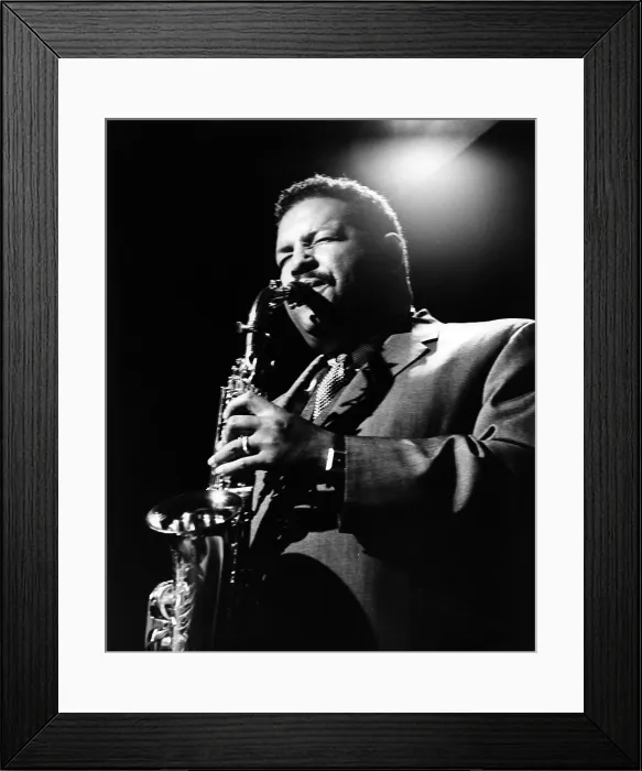Framed Print : Cannonball Adderley Performing Framed Print : Cannonball Adderley Performing