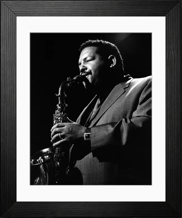 Framed Print : Cannonball Adderley Performing Framed Print : Cannonball Adderley Performing
