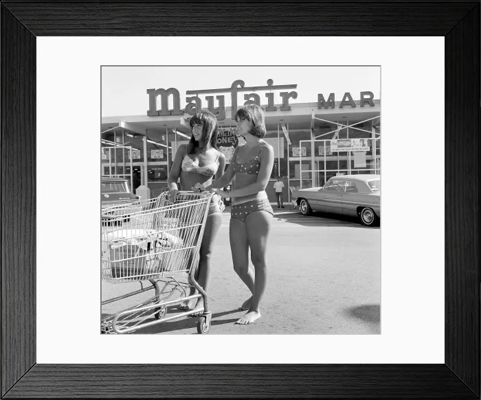 Framed Print : California Beach Girls Framed Print : California Beach Girls