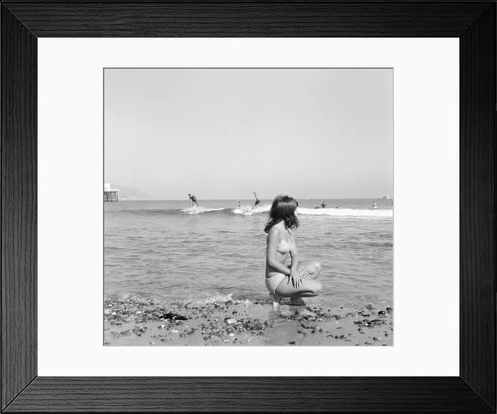 Framed Print : California Beach Girls Framed Print : California Beach Girls