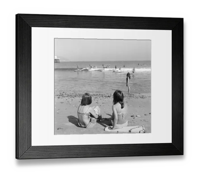 Framed Print : California Beach Girls Framed Print : California Beach Girls