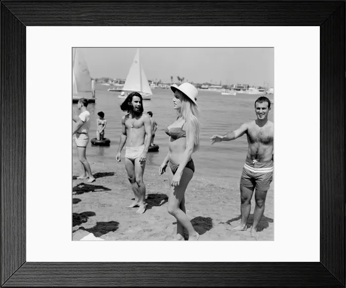 Framed Print : California Beach Girls Framed Print : California Beach Girls