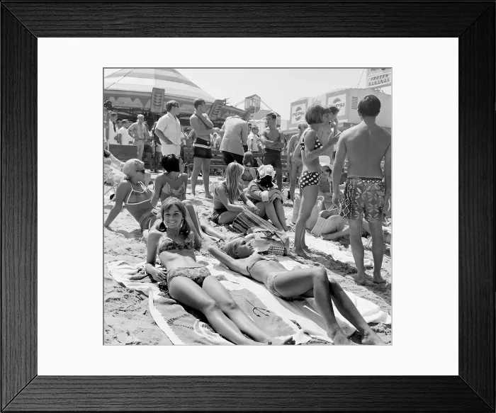 Framed Print : California Beach Girls Framed Print : California Beach Girls