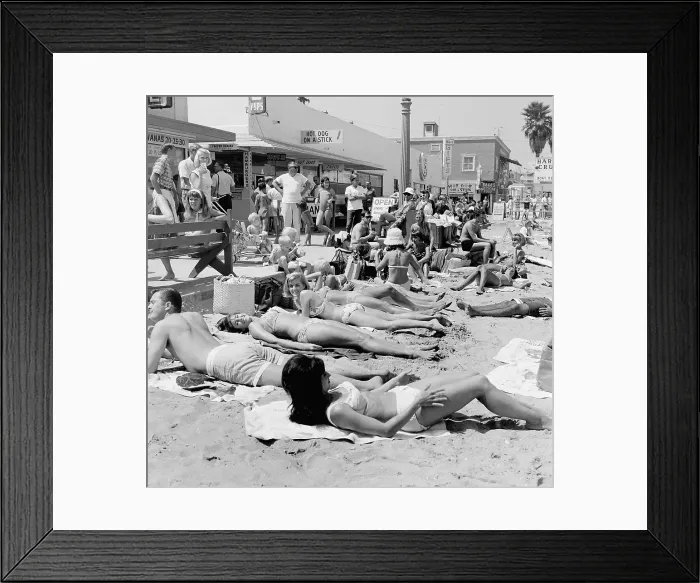 Framed Print : California Beach Girls Framed Print : California Beach Girls