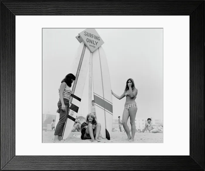 Framed Print : California Beach Girls Framed Print : California Beach Girls