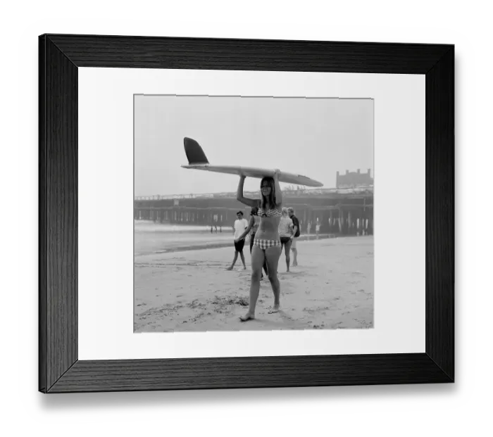 Framed Print : California Beach Girls Framed Print : California Beach Girls