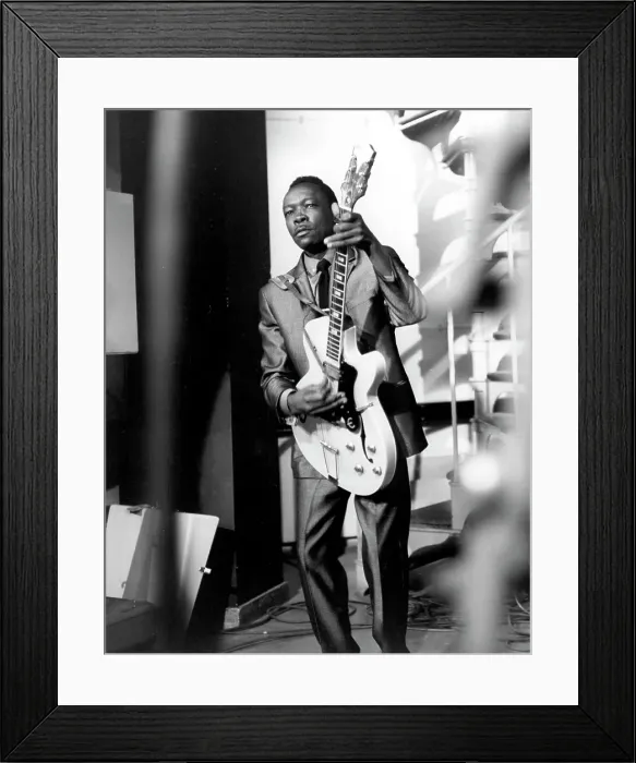 Framed Print : John Lee Hooker On A TV Show Framed Print : John Lee Hooker On A TV Show