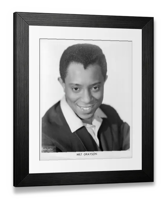 Framed Print : Milt Grayson Portrait Framed Print : Milt Grayson Portrait