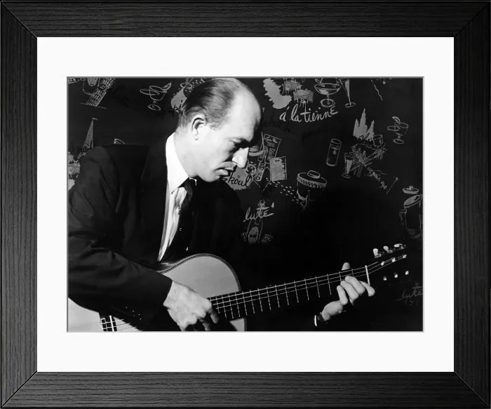 Framed Print : Charlie Byrd Portrait Framed Print : Charlie Byrd Portrait