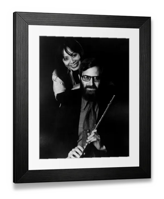 Framed Print : Toshiko Akiyoshi And Lew Tabackin Portrait Framed Print : Toshiko Akiyoshi And Lew Tabackin Portrait