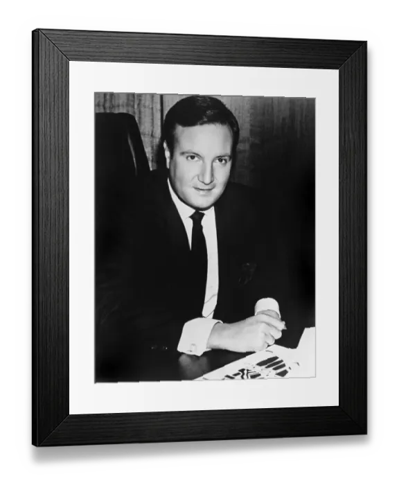 Framed Print : Don Kirshner Portrait Framed Print : Don Kirshner Portrait
