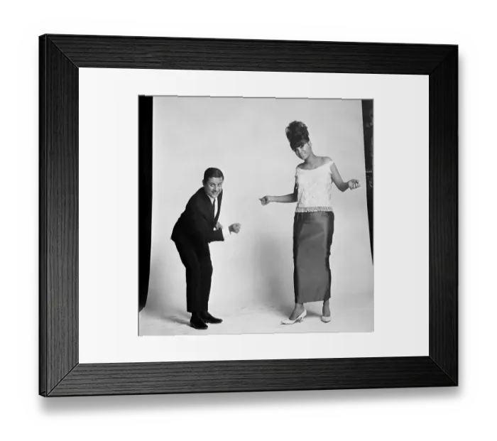 Framed Print : La Lupe And Tito Portrait session Framed Print : La Lupe And Tito Portrait session