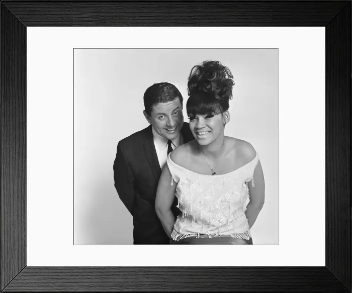 Framed Print : La Lupe And Tito Portrait session Framed Print : La Lupe And Tito Portrait session