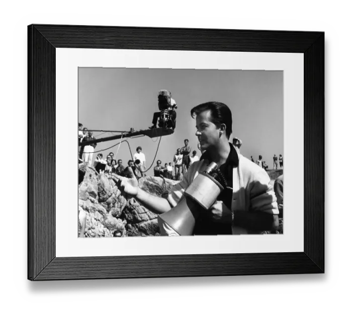 Framed Print : Dick Clark On The Set Framed Print : Dick Clark On The Set