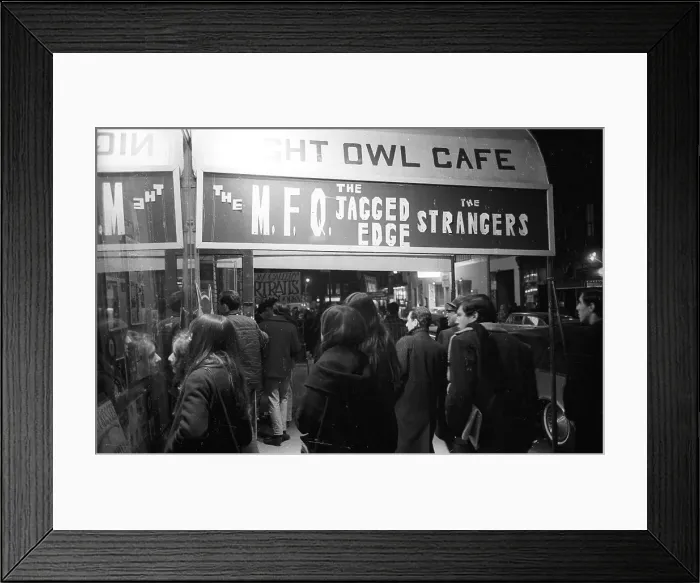 Framed Print : Night Owl Cafe Exterior Framed Print : Night Owl Cafe Exterior