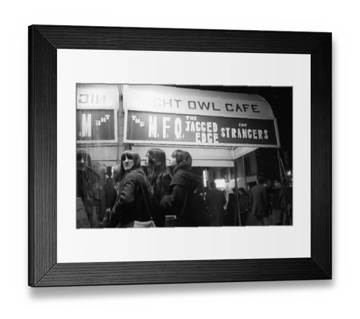 Framed Print : Night Owl Cafe Exterior Framed Print : Night Owl Cafe Exterior