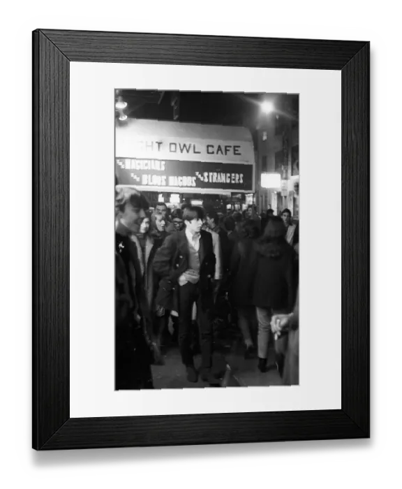 Framed Print : Night Owl Cafe Exterior Framed Print : Night Owl Cafe Exterior