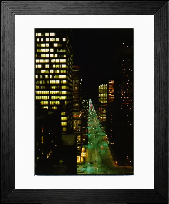 Framed Print : Manhattan At Night