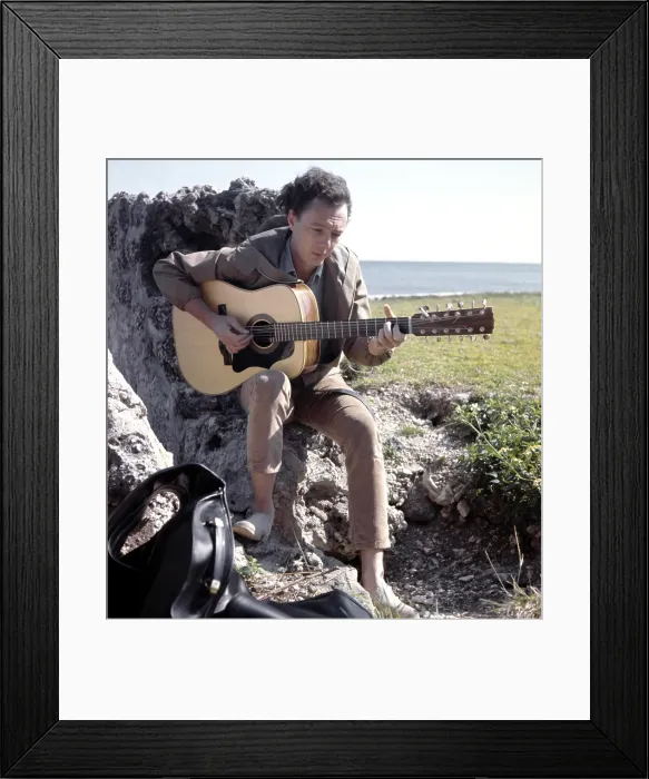 Framed Print : Fred Neil Portrait Session Framed Print : Fred Neil Portrait Session