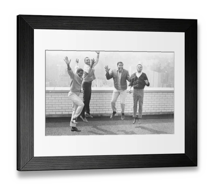 Framed Print : Four Tops Portrait On The Roof Framed Print : Four Tops Portrait On The Roof