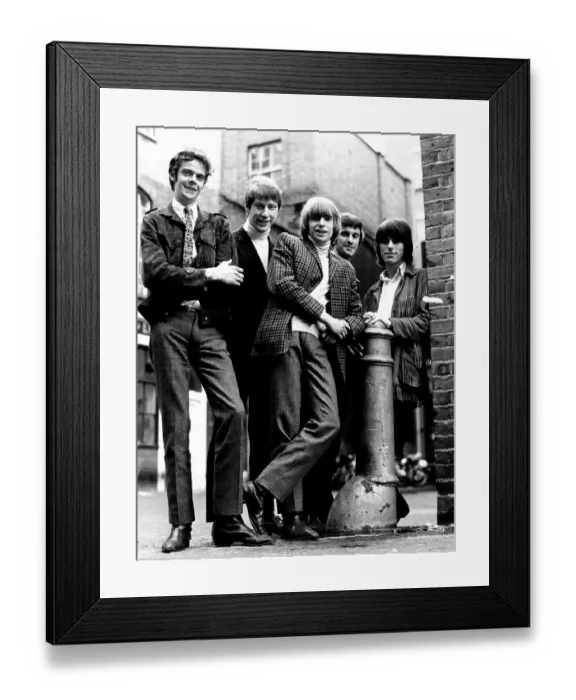 Framed Print : The Yardbirds With Jeff Beck Framed Print : The Yardbirds With Jeff Beck