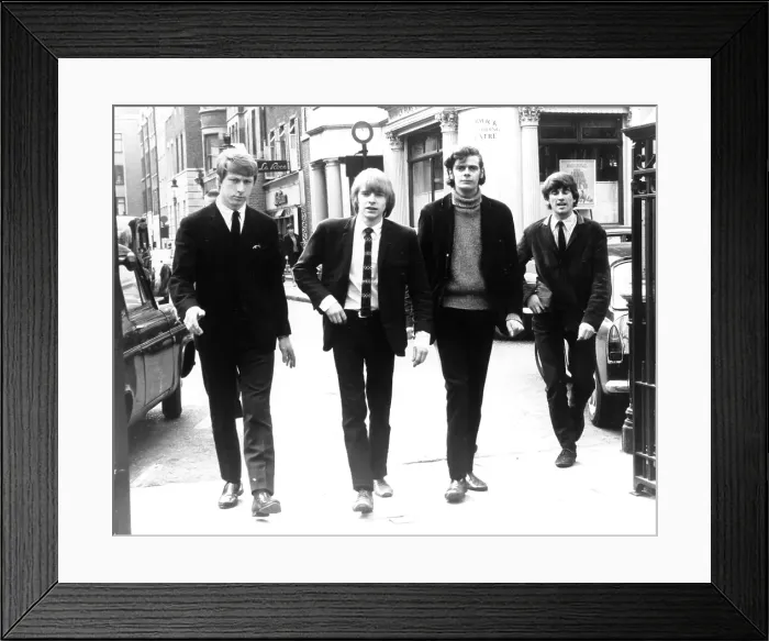 Framed Print : The Yardbirds Portrait Framed Print : The Yardbirds Portrait