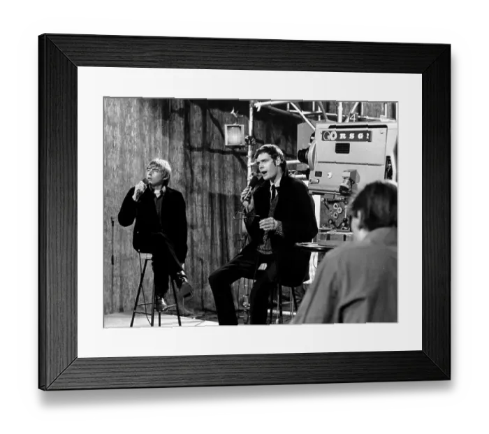 Framed Print : The Yardbirds On A TV Show Framed Print : The Yardbirds On A TV Show