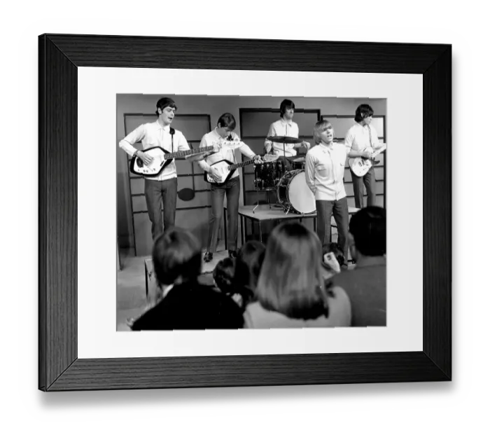 Framed Print : The Yardbirds On A TV Show Framed Print : The Yardbirds On A TV Show