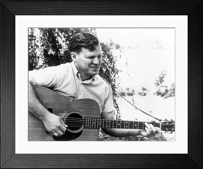Framed Print : Doc Watson Portrait Framed Print : Doc Watson Portrait