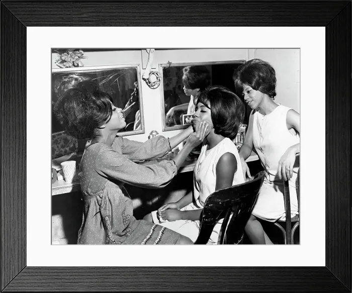 Framed Print : The Supremes Backstage Framed Print : The Supremes Backstage