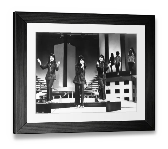 Framed Print : Ronettes Performing On A TV Show Framed Print : Ronettes Performing On A TV Show