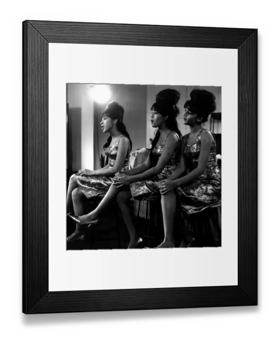 Framed Print : Ronettes Performing On Soupy Sales TV Show Framed Print : Ronettes Performing On Soupy Sales TV Show