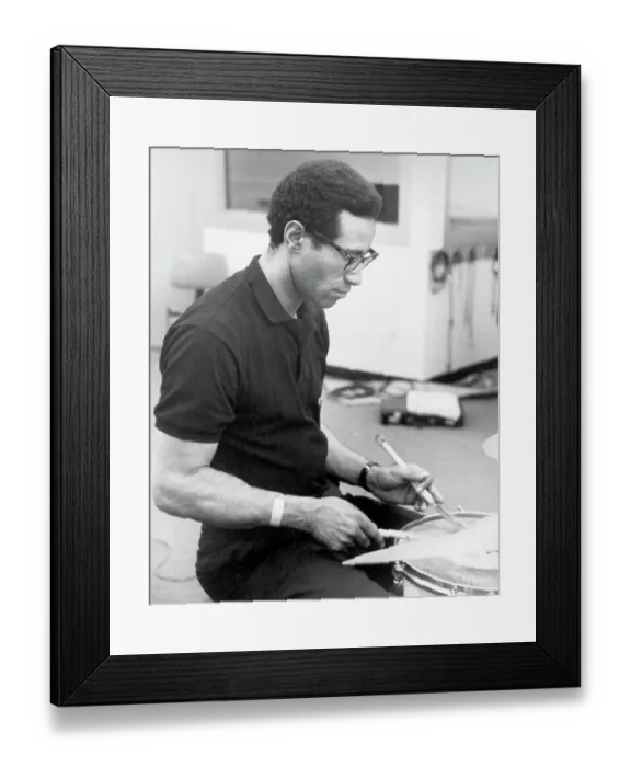 Framed Print : Max Roach Records Framed Print : Max Roach Records