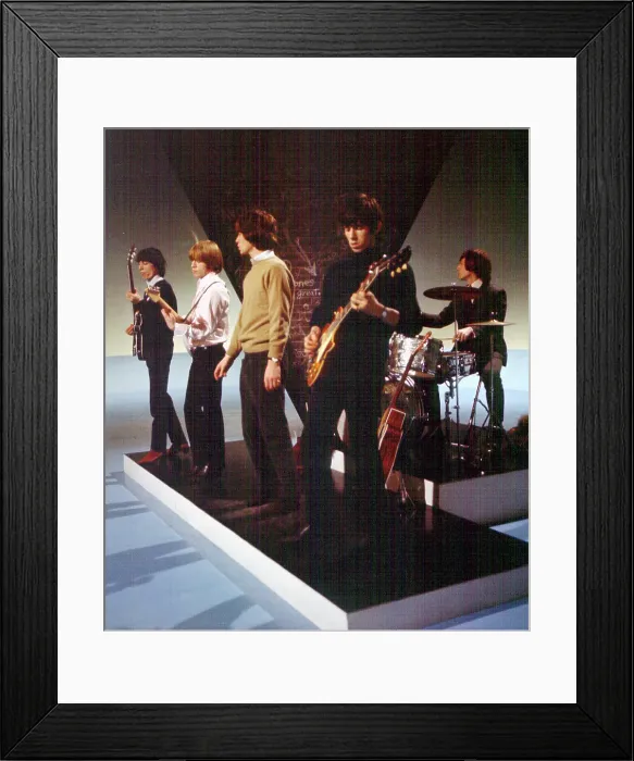 Framed Print : Rolling Stones On A TV Show Framed Print : Rolling Stones On A TV Show