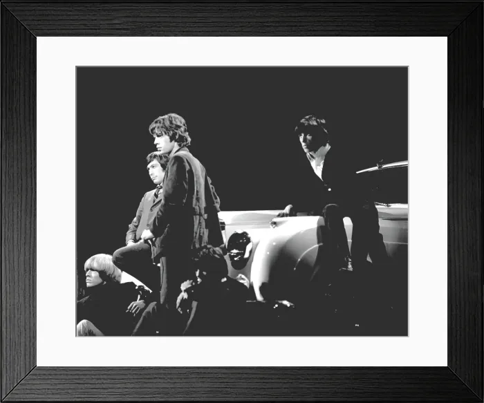Framed Print : Rolling Stones On A TV Show Framed Print : Rolling Stones On A TV Show
