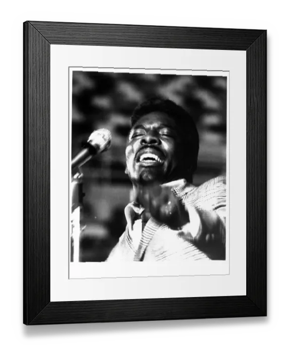 Framed Print : Wilson Pickett Performing Framed Print : Wilson Pickett Performing
