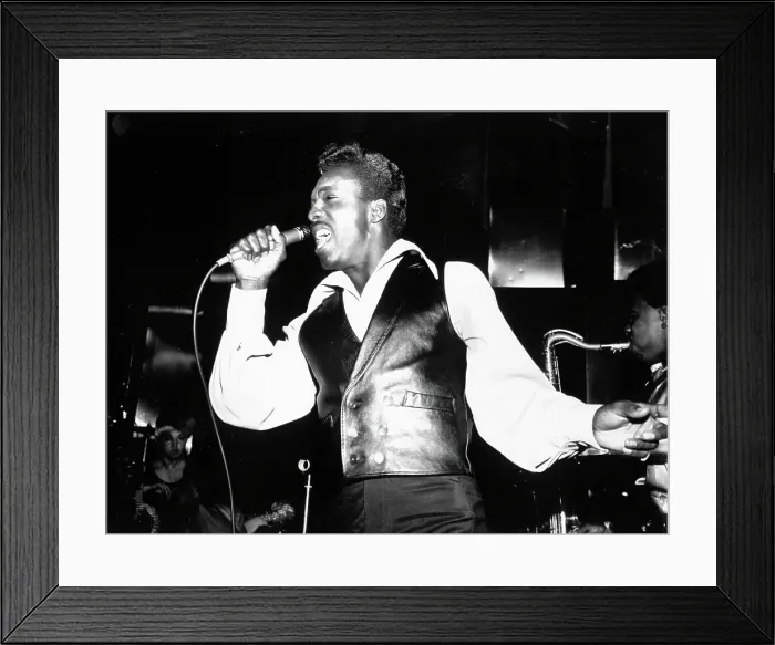 Framed Print : Wilson Pickett Performing