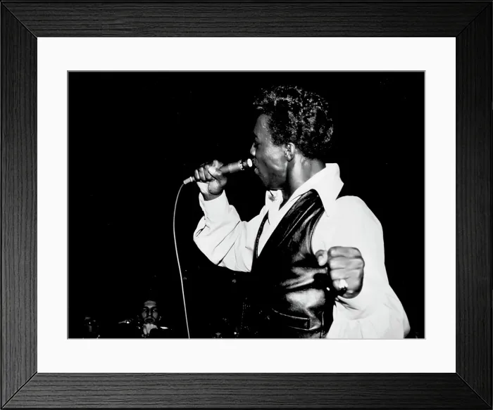 Framed Print : Wilson Pickett Performing Framed Print : Wilson Pickett Performing
