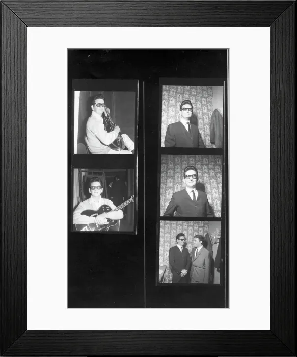 Framed Print : Roy Orbison Proof Sheet Framed Print : Roy Orbison Proof Sheet