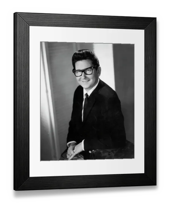 Framed Print : Roy Orbison Portrait Framed Print : Roy Orbison Portrait