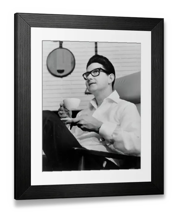 Framed Print : Roy Orbison Portrait Framed Print : Roy Orbison Portrait