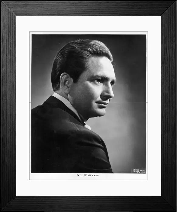 Framed Print : Willie Nelson Portrait Framed Print : Willie Nelson Portrait