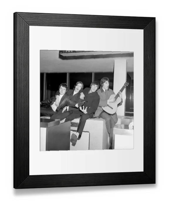 Framed Print : The Kinks On Their Way To The USA