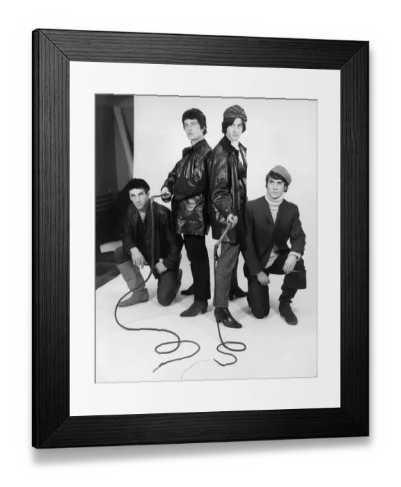 Framed Print : The Kinks Portrait Framed Print : The Kinks Portrait