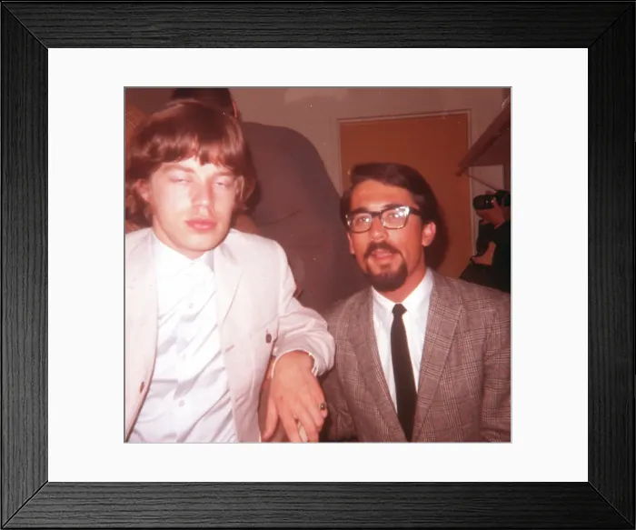 Framed Print : Singer & Record Exec Framed Print : Singer & Record Exec