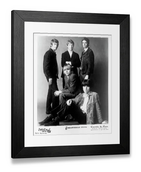 Framed Print : The Yardbirds With Jeff Beck Framed Print : The Yardbirds With Jeff Beck