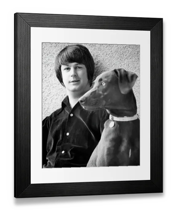 Framed Print : Brian Wilson & His Best Friend Framed Print : Brian Wilson & His Best Friend