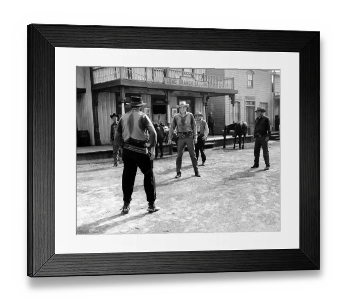 Framed Print : Gunsmoke. LOS ANGELES - CIRCA 1965: James Arness as Marshall Matt Dillon Framed Print : Gunsmoke. LOS ANGELES - CIRCA 1965: James Arness as Marshall Matt Dillon
